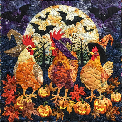 Rooster Witches WM2908032CL Quilt