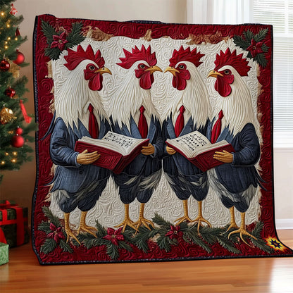 Rooster Choir WY1212014CL Quilt