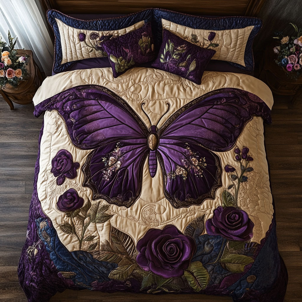 Rose & Butterfly Harmony YR2701050CL Duvet Cover Set