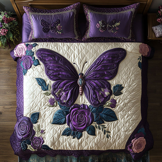 Royal Butterfly Bloom YR2601035CL Duvet Cover Set