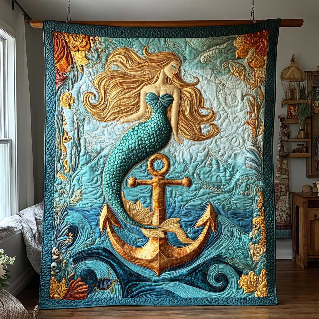 Royal Princess Mermaid WP1911025CL Quilt