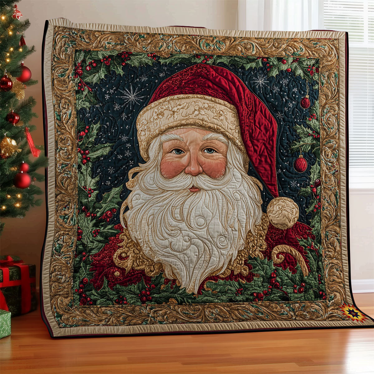 Royal Santa Portrait WY1212017CL Quilt