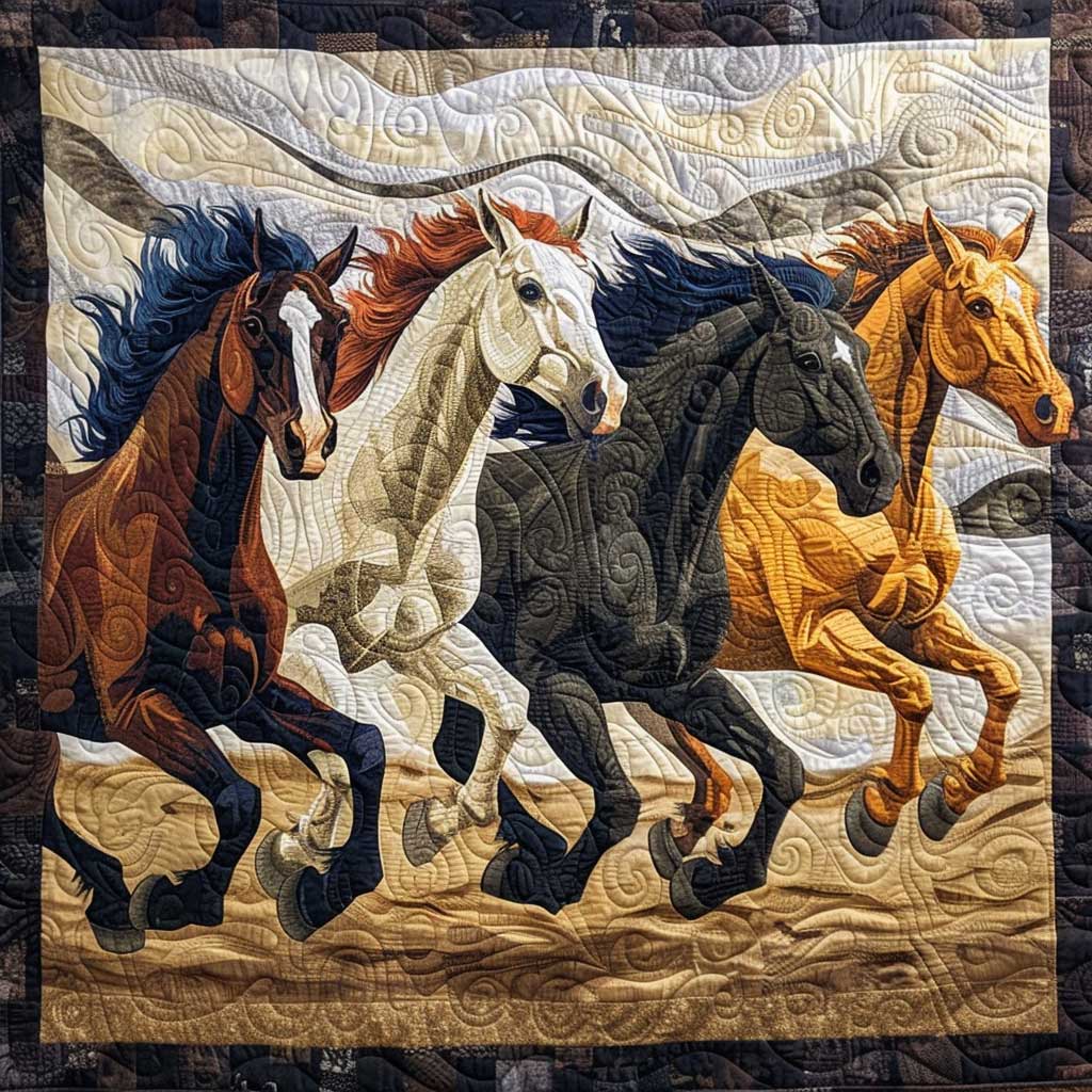 Running Horse WJ0908024CL Quilt