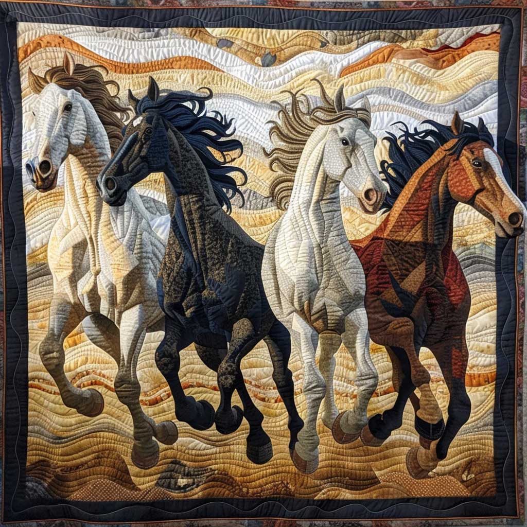 Running Horse WJ0908025CL Quilt