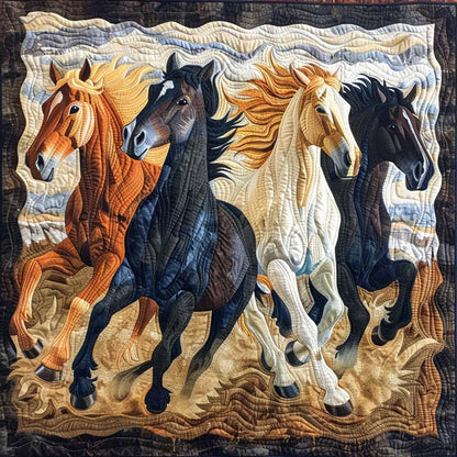 Running Horse WJ0908027CL Quilt