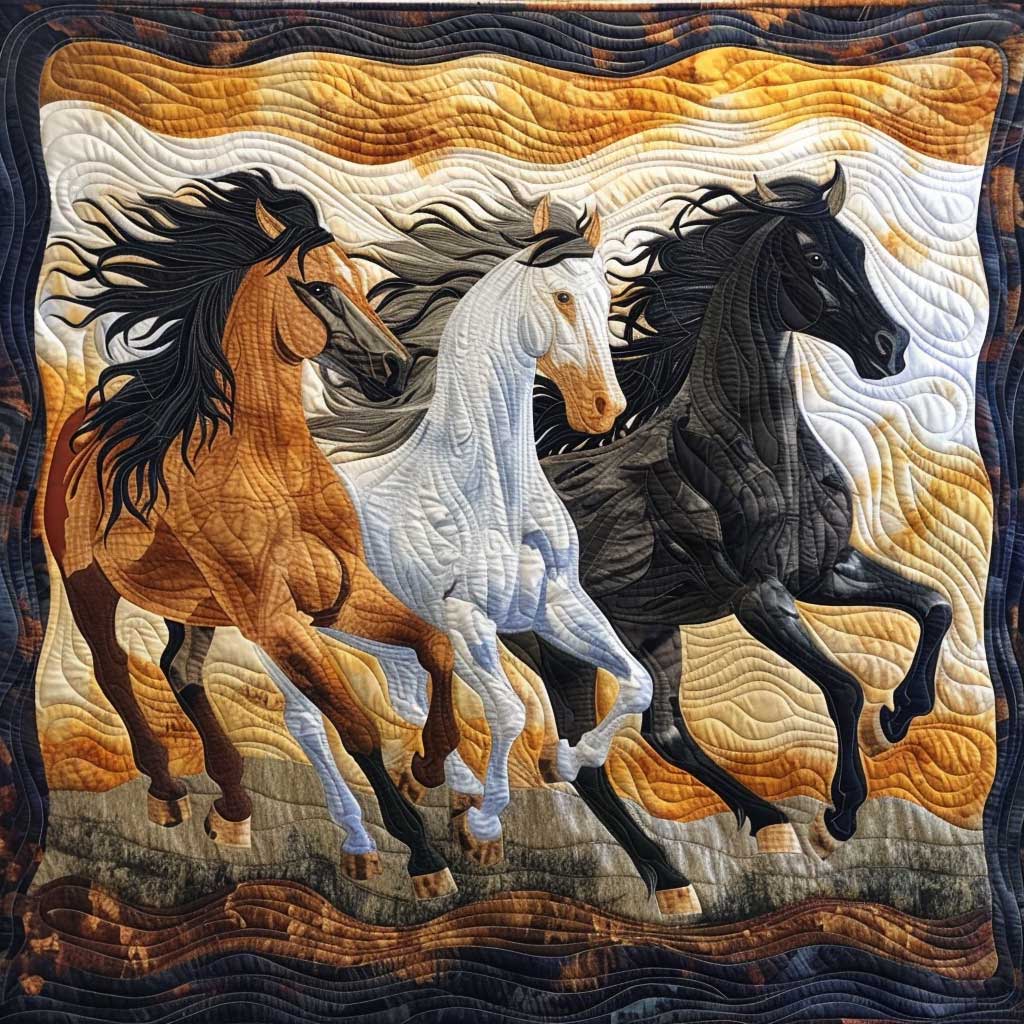 Running Horse WJ1008031CL Quilt