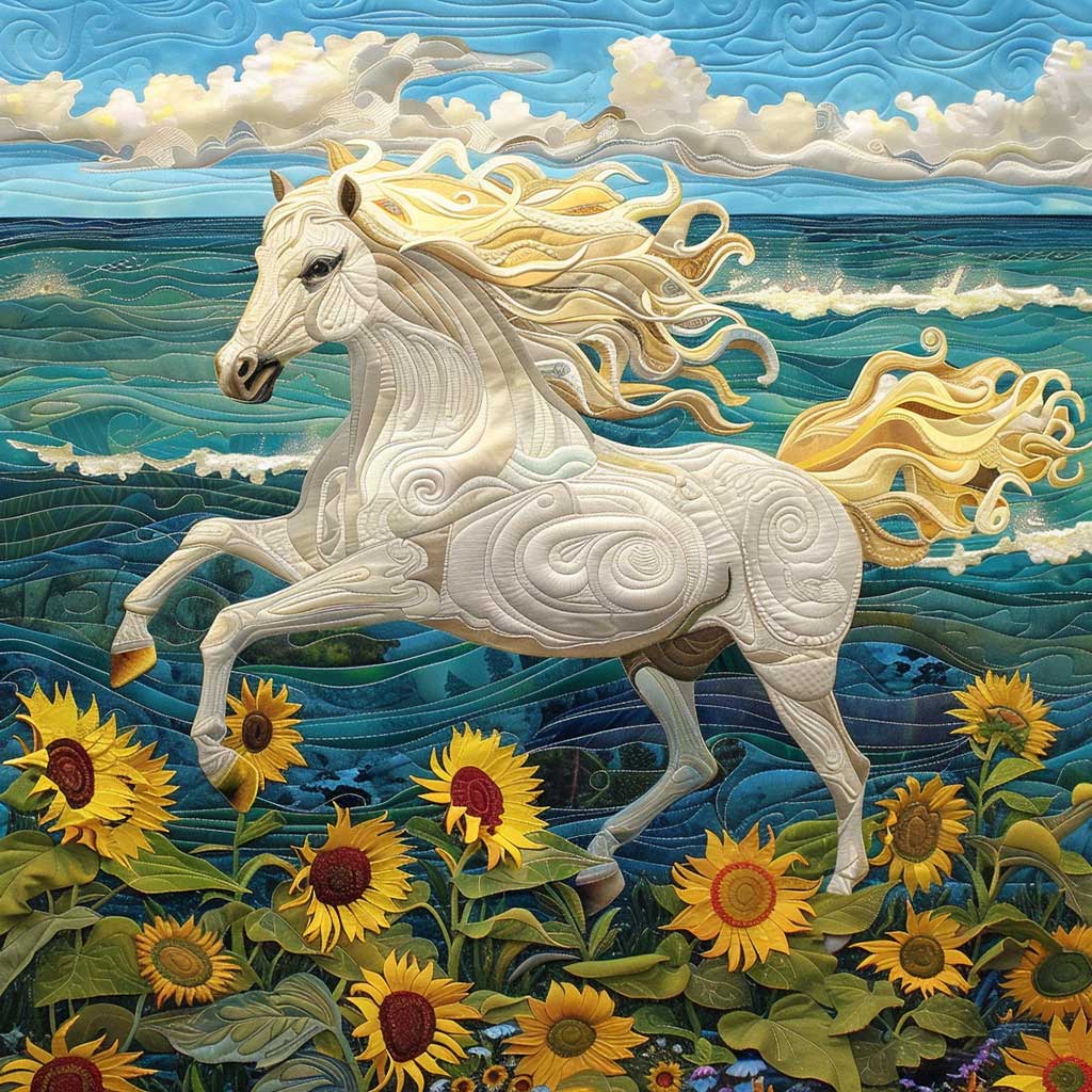 Running Horse WJ1009021CL Quilt