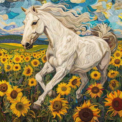 Running Horse WJ1009022CL Quilt