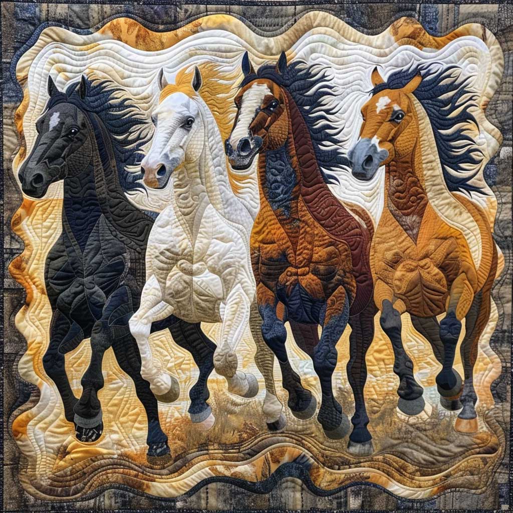 Running Horse WJ1308017CL Quilt