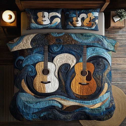 Rustic Guitar Harmony YR2601036CL Duvet Cover Set