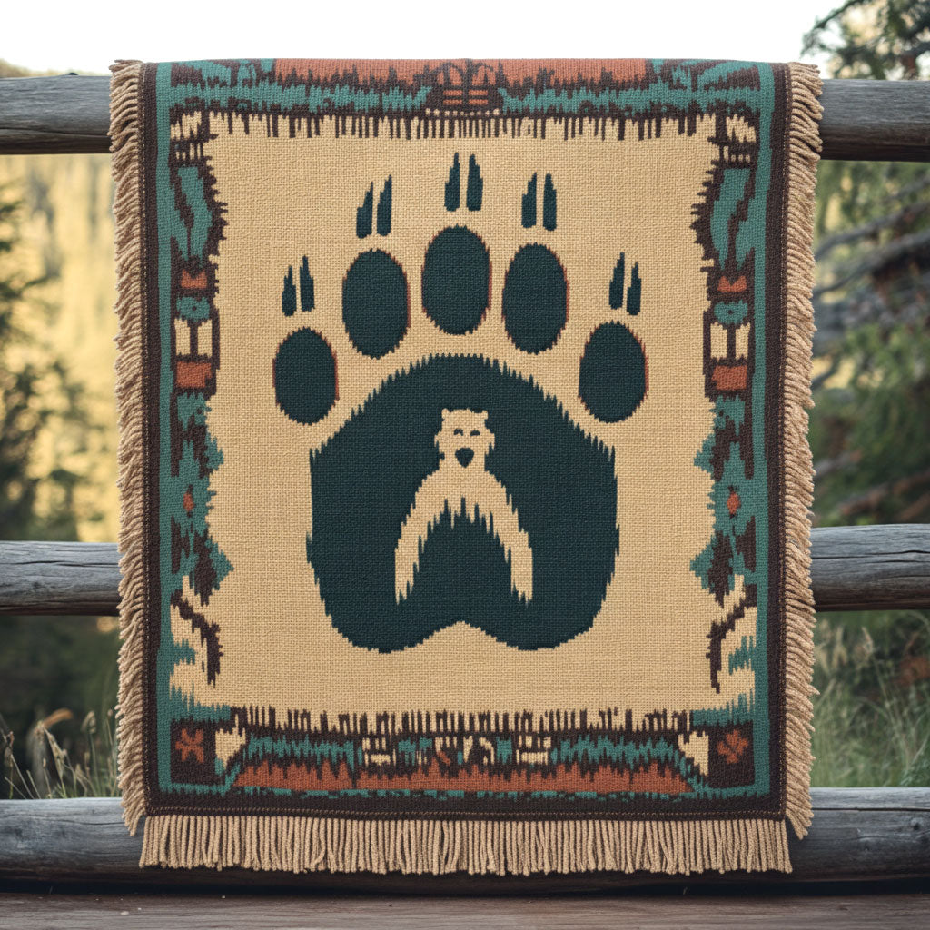 Sacred Bear WN2101018CL Woven Throw Blanket