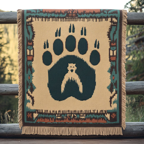 Sacred Bear WN2101018CL Woven Throw Blanket