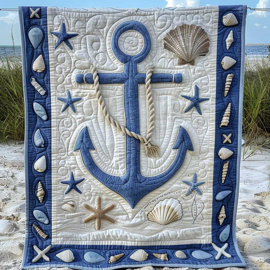 Sail Away Anchor WJ1608016CL Quilt