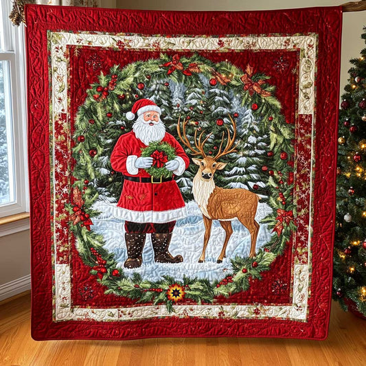 Santa Reindeer WP2311046CL Quilt