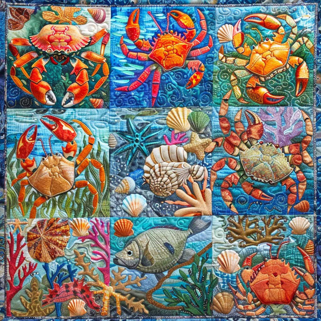 Sea Crab WM2808002CL Quilt