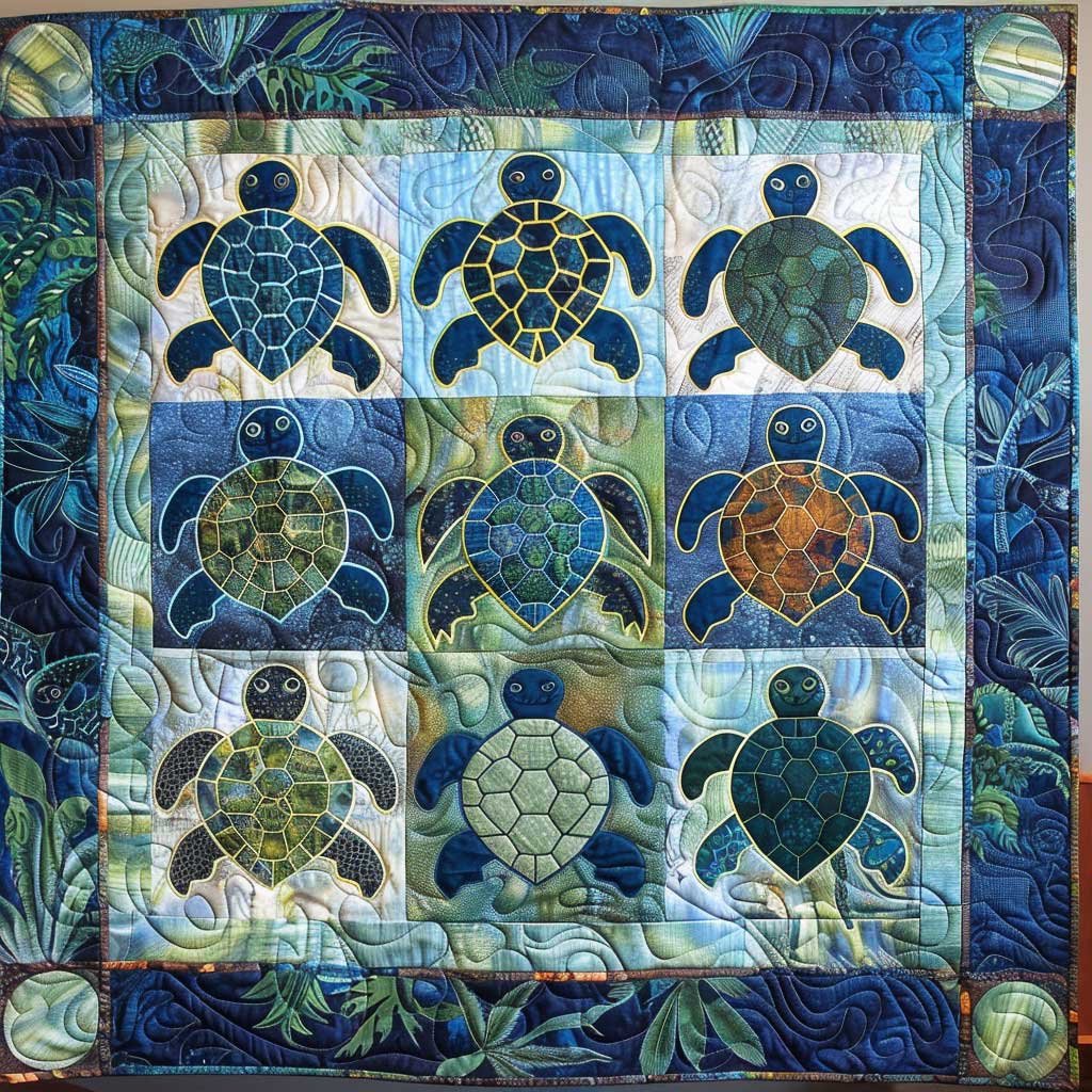 Sea Turtle  WJ1608017CL Quilt