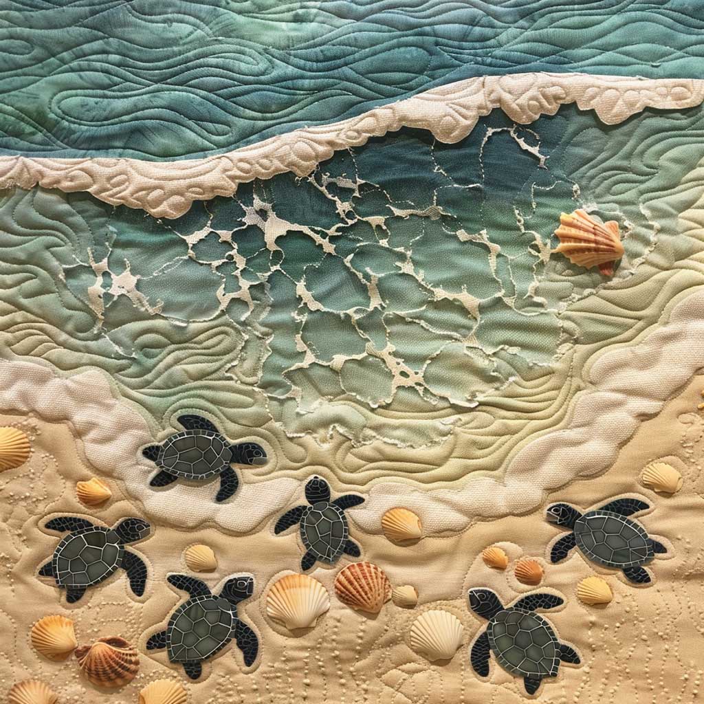 Sea Turtle WJ2608025CL Quilt