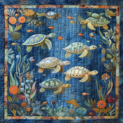 Sea Turtle WJ2708023CL Quilt