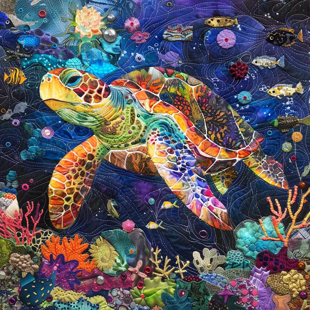 Sea Turtle WM2108028CL Quilt