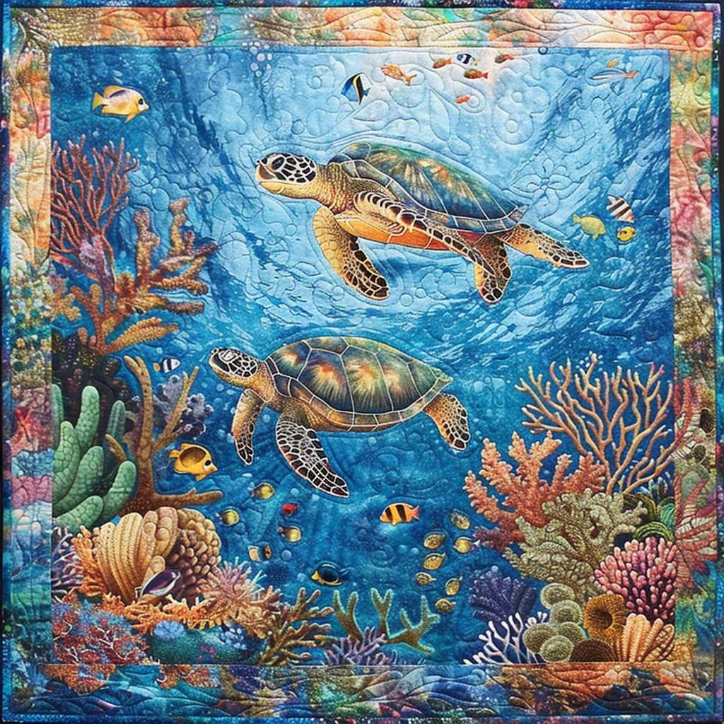 Sea Turtle WM2908004CL Quilt