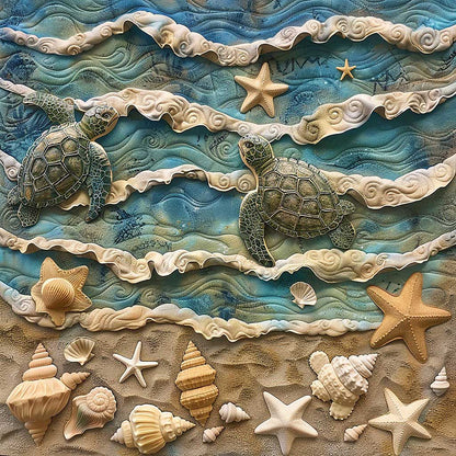 Sea Turtles WM0909037CL Quilt