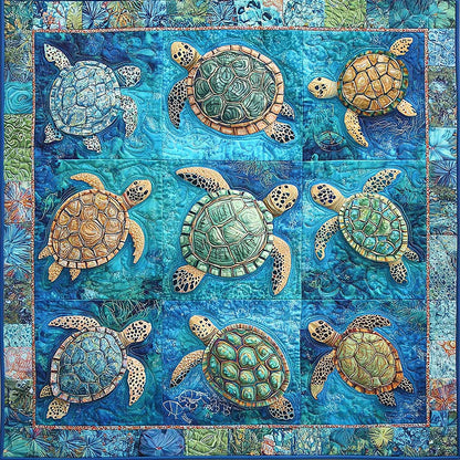 Sea Turtles WM1008005CL Quilt