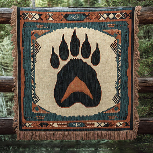 Shadow Claw Bear WN2101019CL Woven Throw Blanket