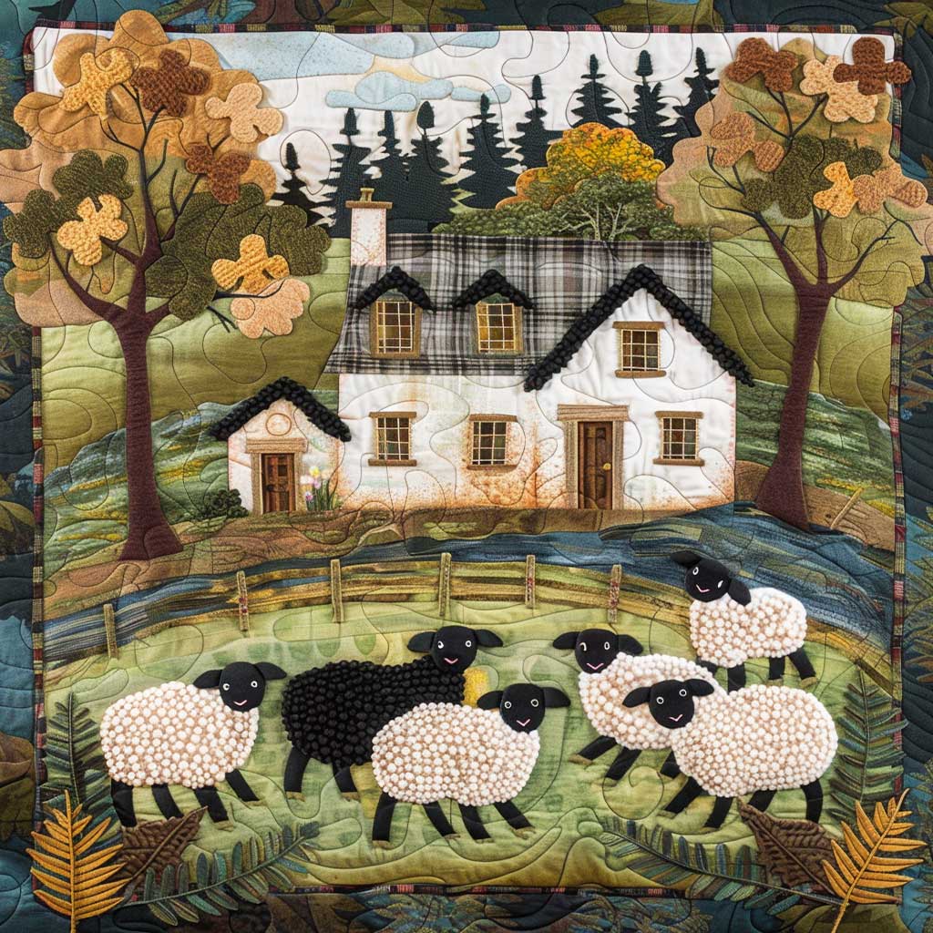 Sheep Farm WJ1409024CL Quilt