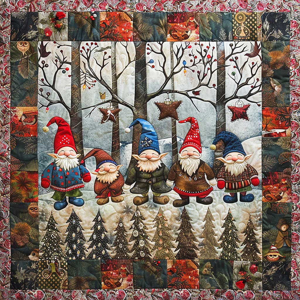 Short Gnomes WM1508058CL Quilt