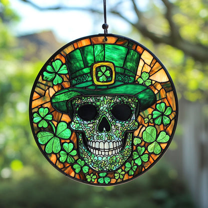 Skull Patrick WX0602217CL Suncatcher