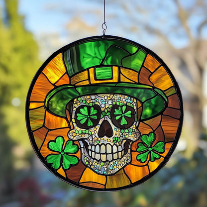 Skull Patrick WX0602219CL Suncatcher