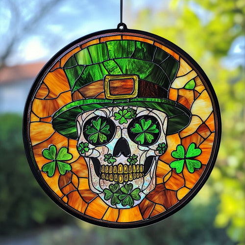 Skull Patrick WX0602220CL Suncatcher
