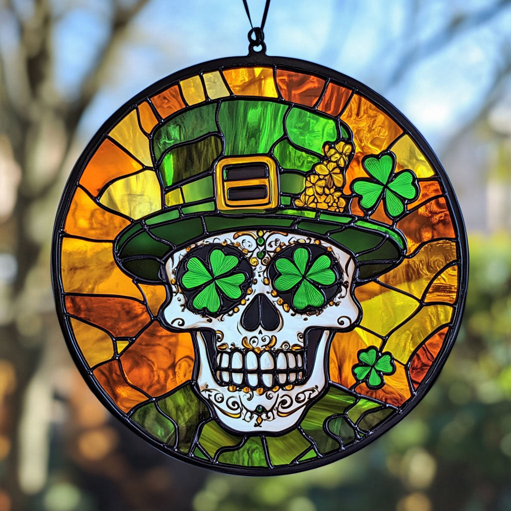 Skull Patrick WX0602221CL Suncatcher
