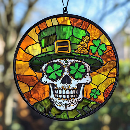 Skull Patrick WX0602221CL Suncatcher