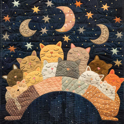 Sleeping Cat Over The Moon WJ1608019CL Quilt