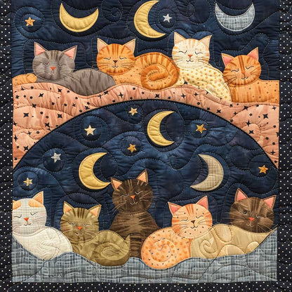 Sleeping Cat Over The Moon WJ1908022CL Quilt