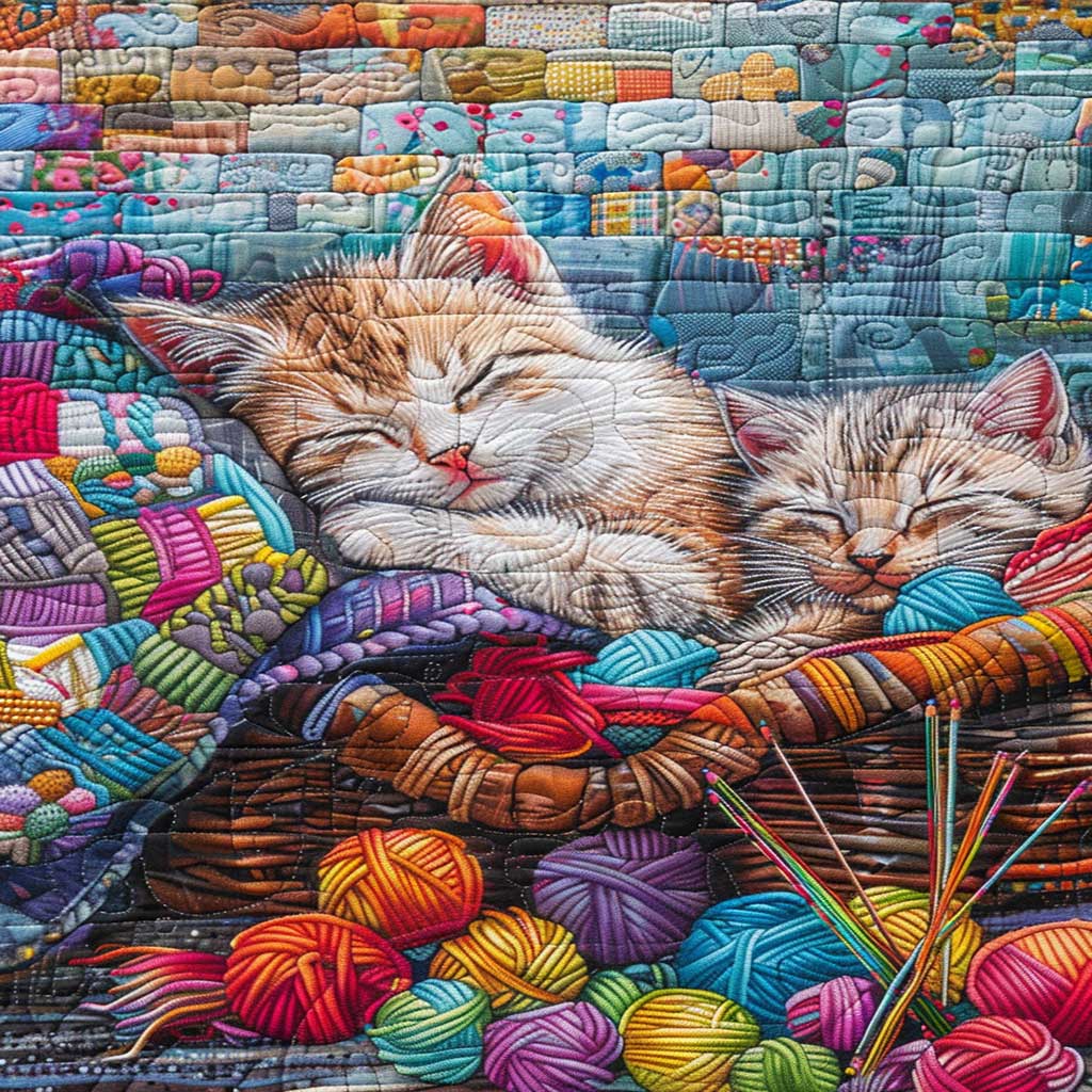 Sleeping Cats WJ2908024CL Quilt