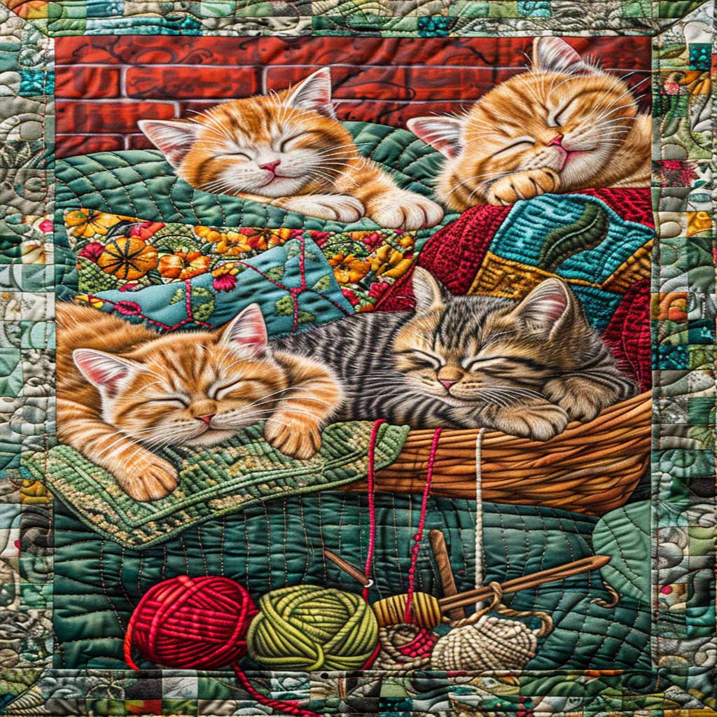 Sleeping Cats WJ2908025CL Quilt