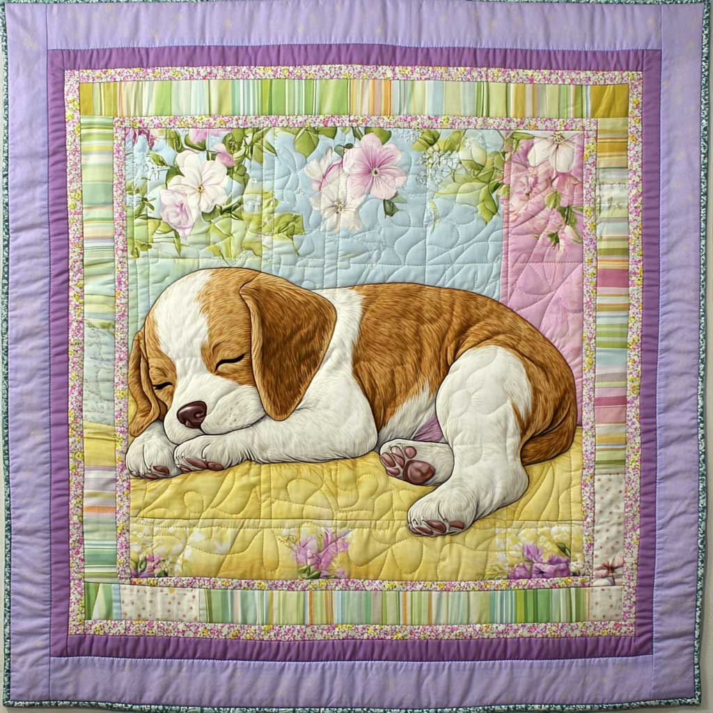 Sleeping Puppy WJ0308030CL Quilt