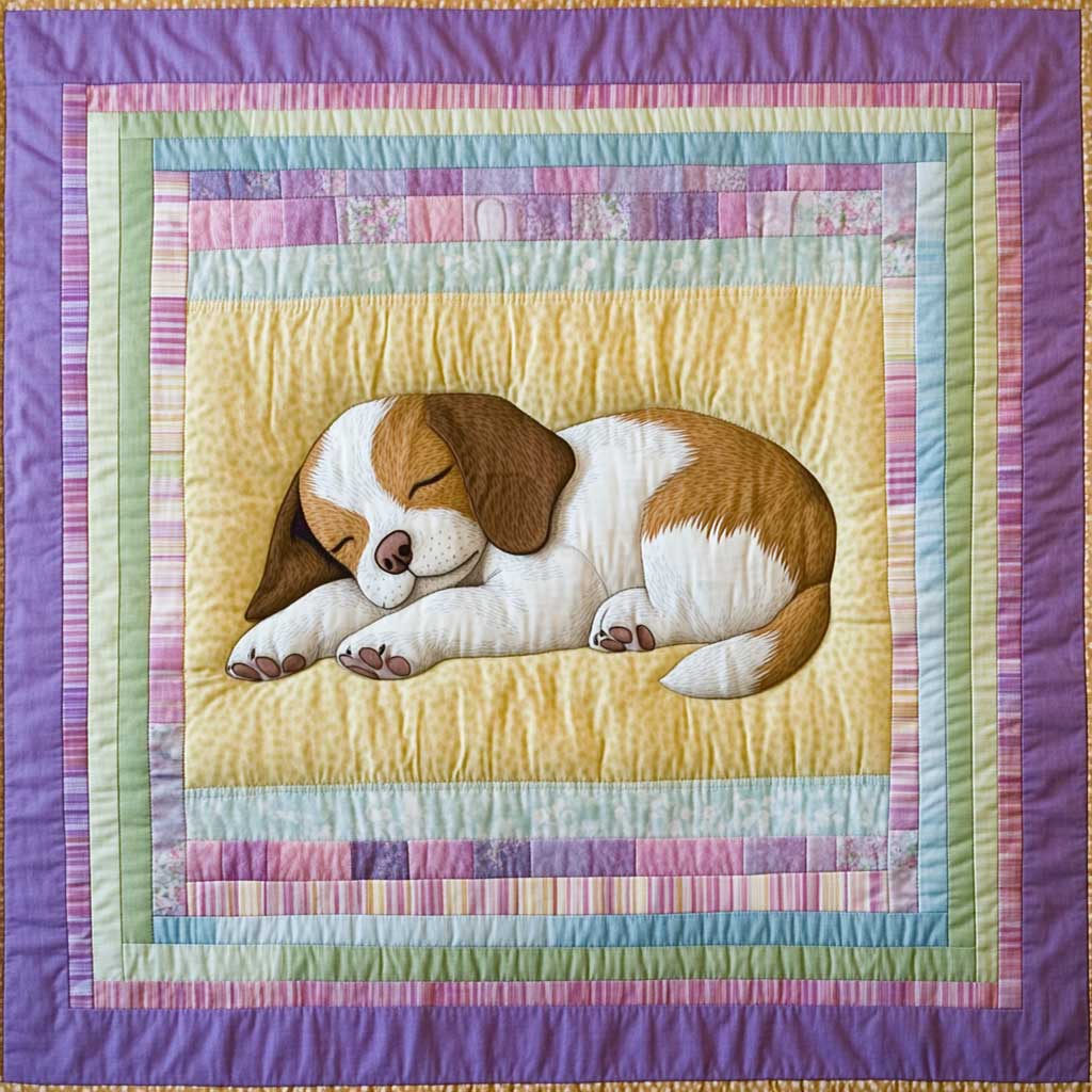 Sleeping Puppy WJ0308031CL Quilt