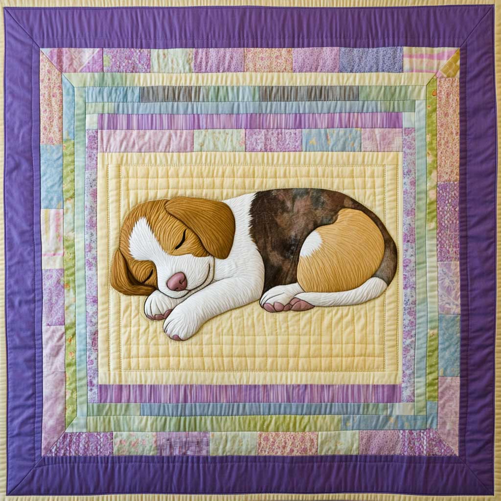 Sleeping Puppy WJ0608032CL Quilt