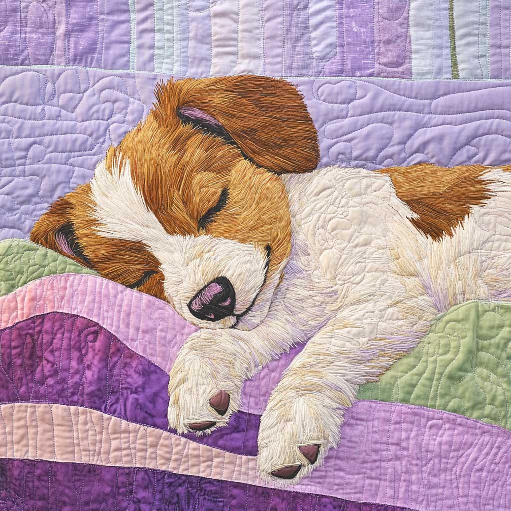 Sleeping Puppy WJ0608033CL Quilt