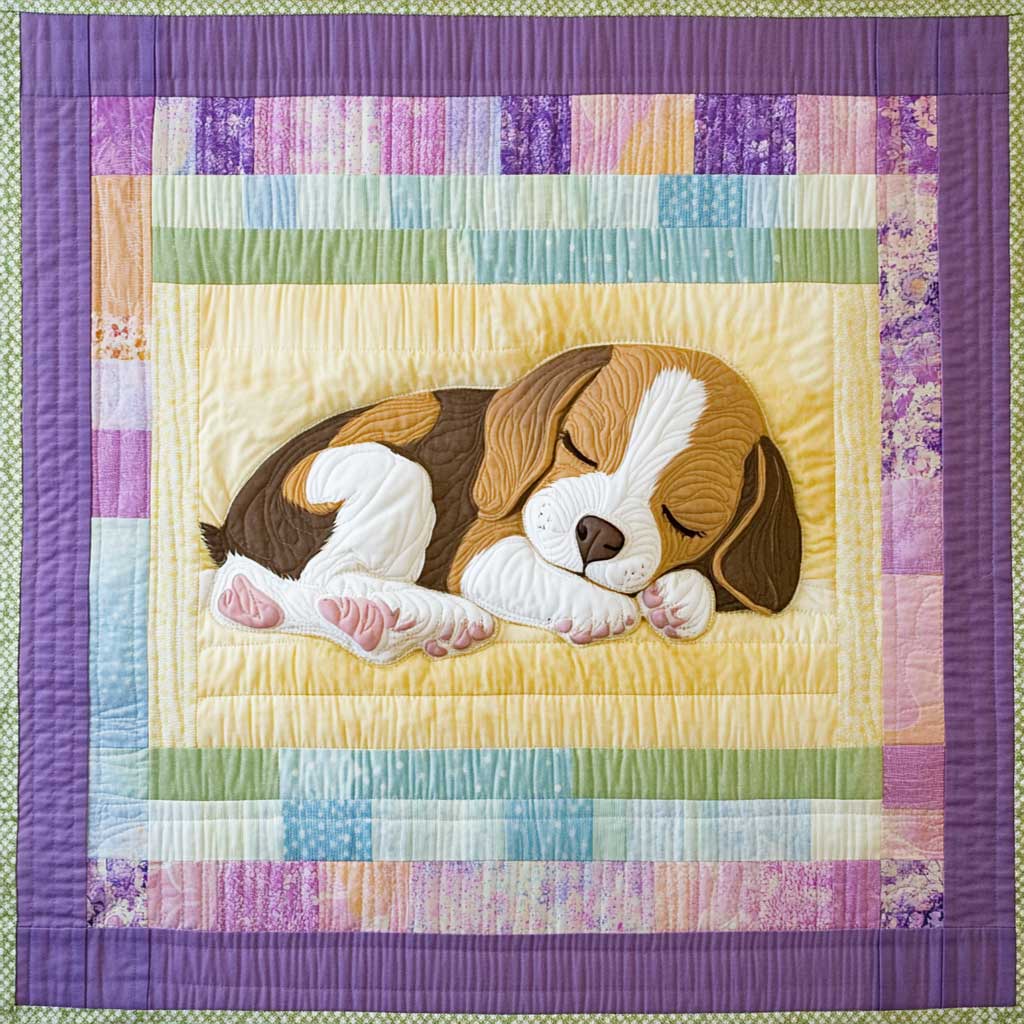 Sleeping Puppy WJ0708031CL Quilt