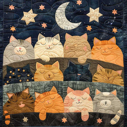 Sleeping Cat Over The Moon WJ2708025CL Quilt