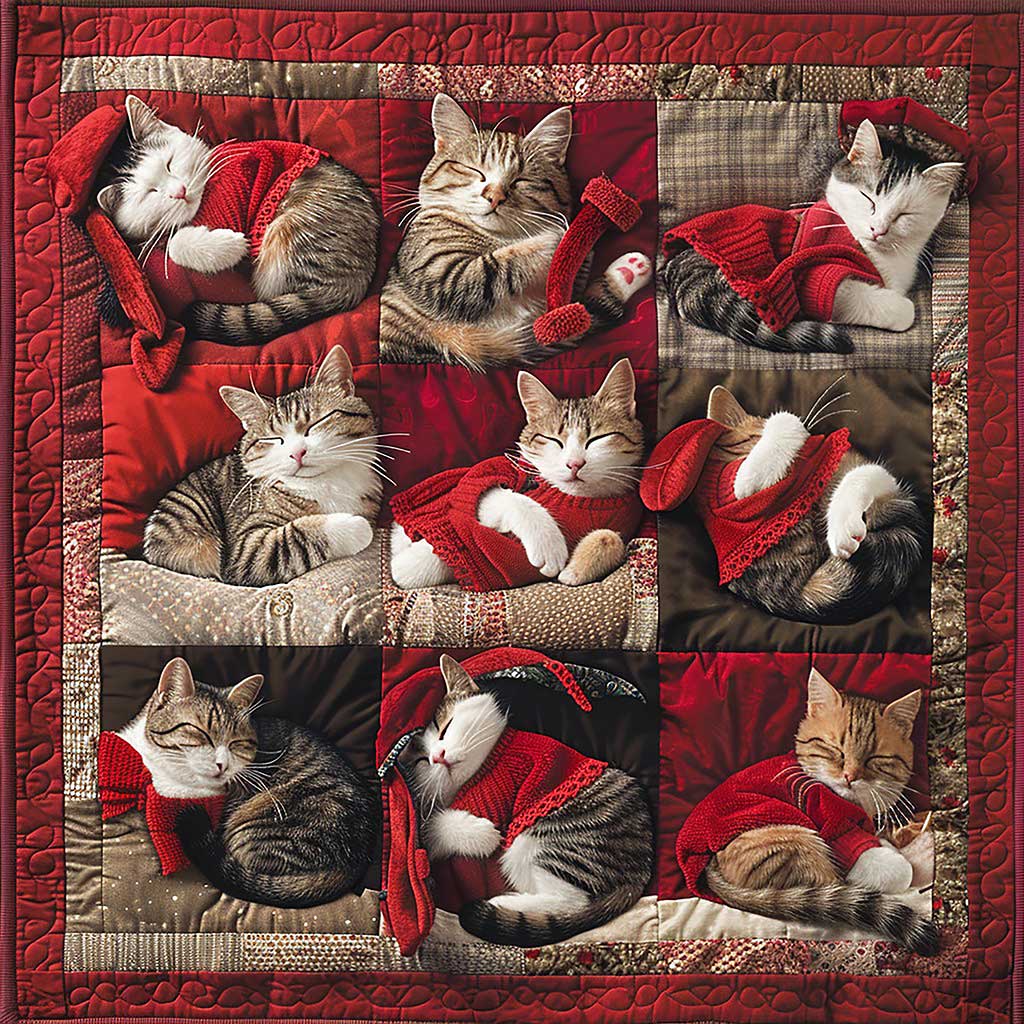 Sleepy Kitty WM0909023CL Quilt