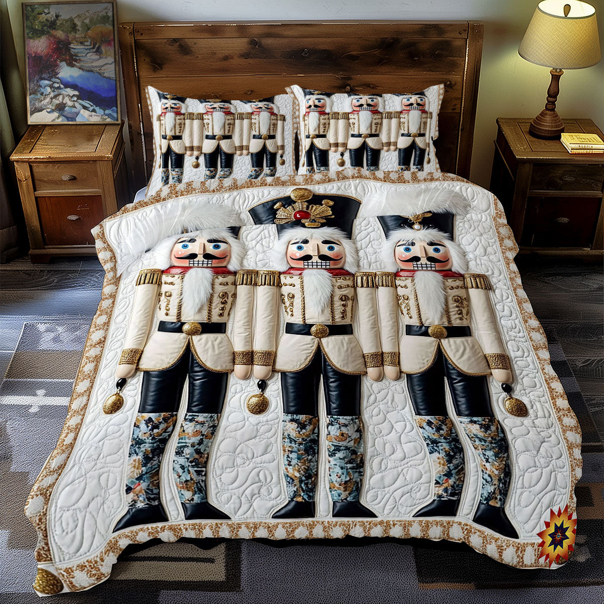 Snow Nutcracker WY2211064CL Duvet Cover Set