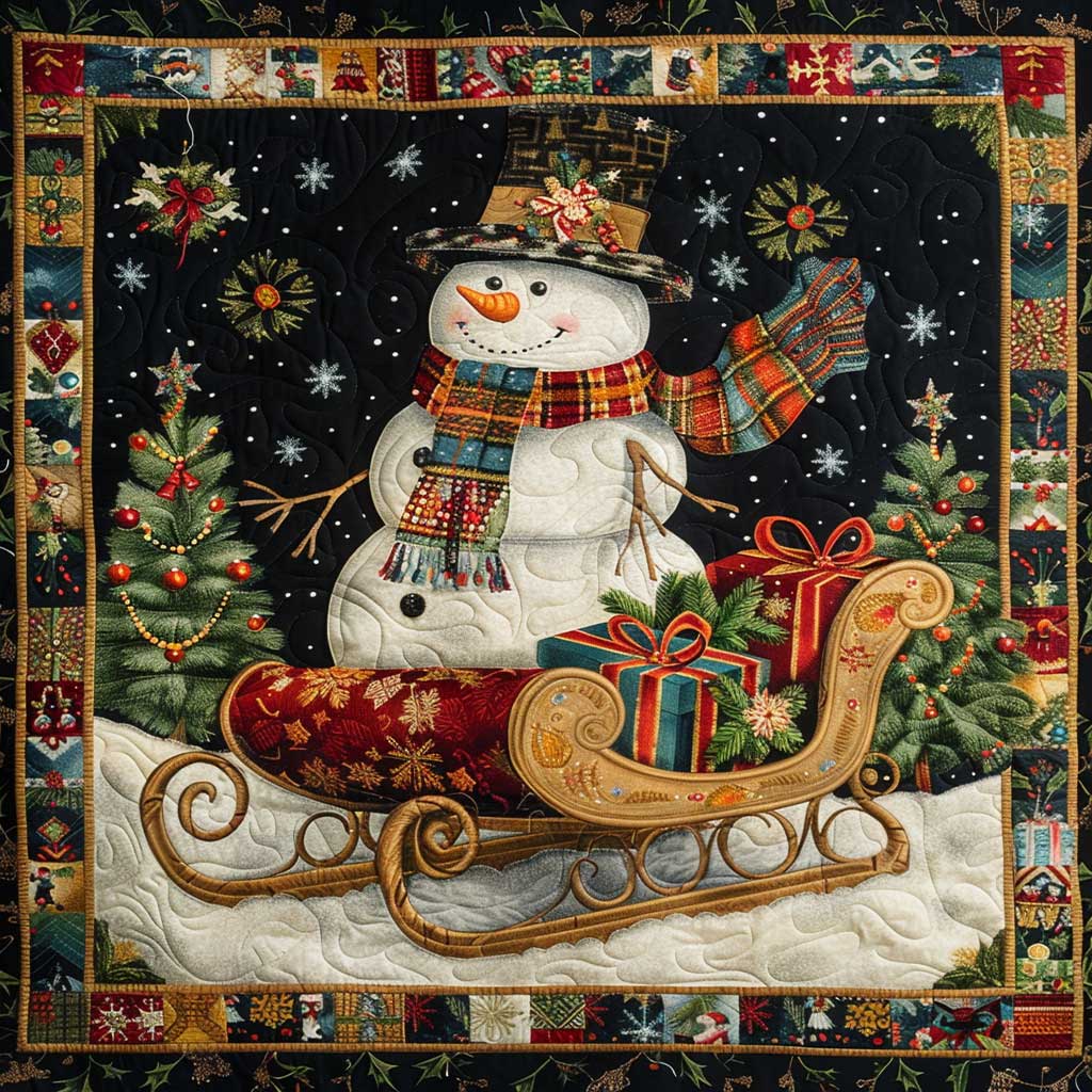 Snowman Gifts WJ2908027CL Quilt