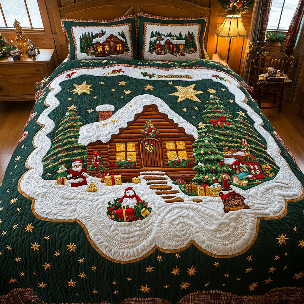Snowy Santa Hideaway YR2601042CL Duvet Cover Set