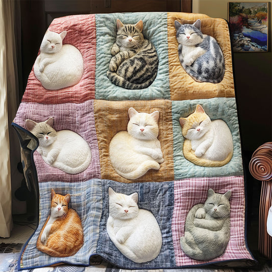 Snuggly Cat Slumber YR2101050CL Quilt