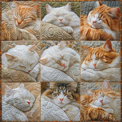 Soft Cat Sleeping WM2908016CL Quilt